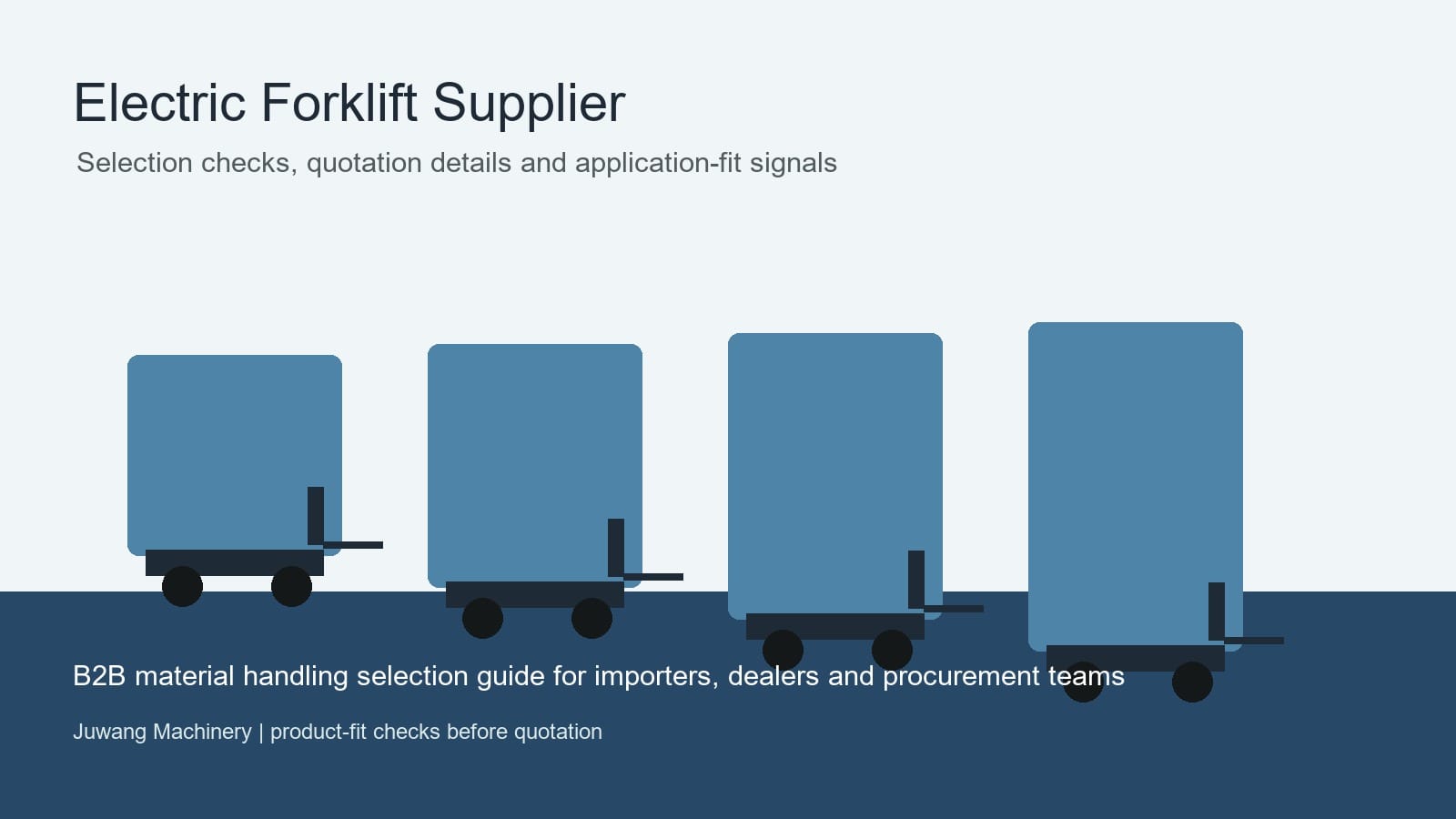 Évaluation des fournisseurs de checklist des acheteurs de checklift électrique pour les concessionnaires